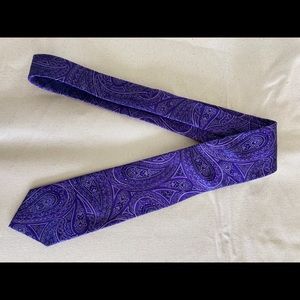 Stafford Tailored Multicolor Paisley Silk Tie